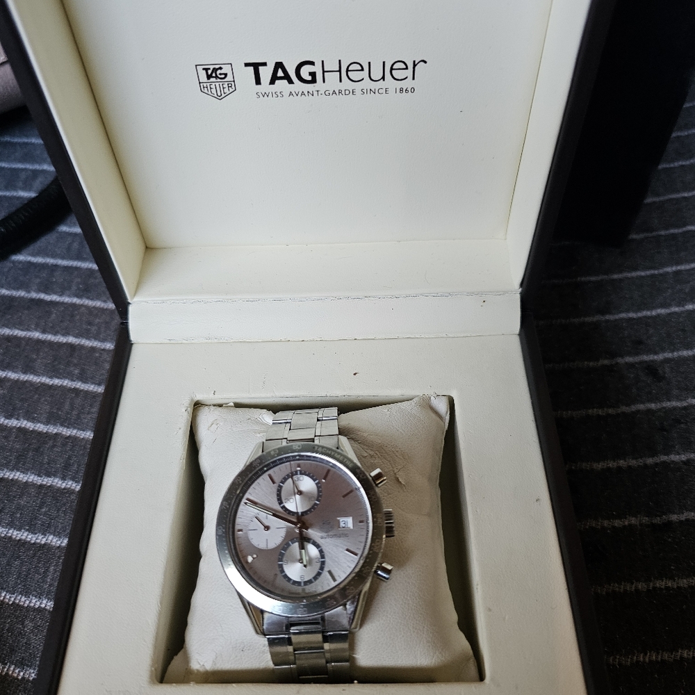 Tag Heuer Carrera 41mm Silver Men's Watch